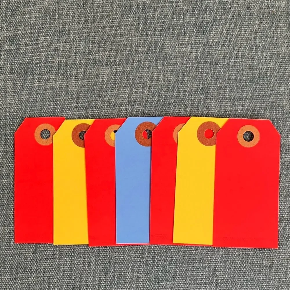 7 Gift Tags, Various Colors